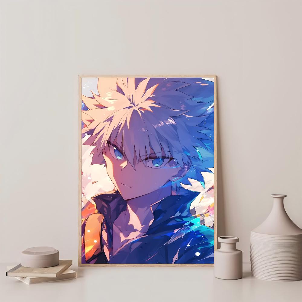 1pc Popular Classic Anime Boy My Hero Academy Killua Zoldyck Poster HD Poster Home Room Bar Cafe Decor Art Wall Painting Picture