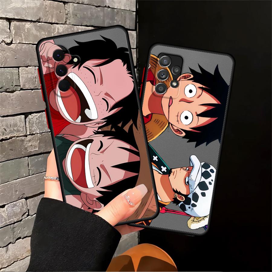 One Piece Anime Luffy Case for Samsung Galaxy A14 A23 A56 A55 A16 A15 A53 A52S A72 A34 A36 A35 A73 A33 A54 A17 A52 Phone Cover
