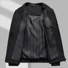 Spring New Style of Men's Middle-aged and Young Business Stand Collar Zipper Fashionable Casual Versatile Jacket Men's Blazer