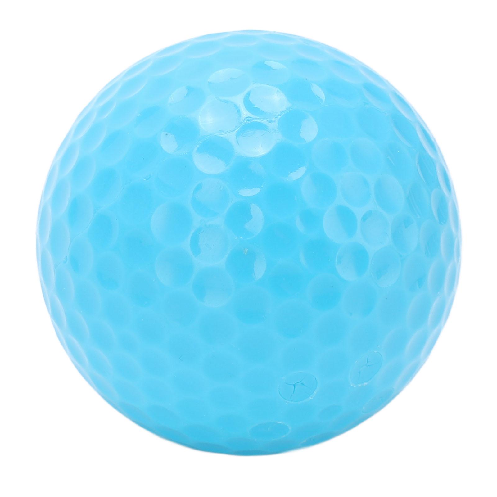 

2 Layers Golf Floating Ball Float Water Range Outdoor Sports Golf Practice Training Balls Light Blue