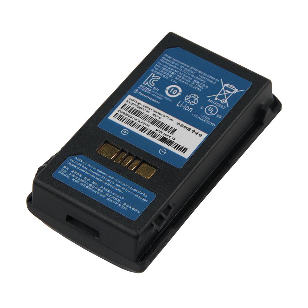 BT-000337 BT-000338 BT-000375 New Replacement Battery For Zebra MC33 MC330 MC3300 MC330AX MC3300X 5200mAh 3.7V