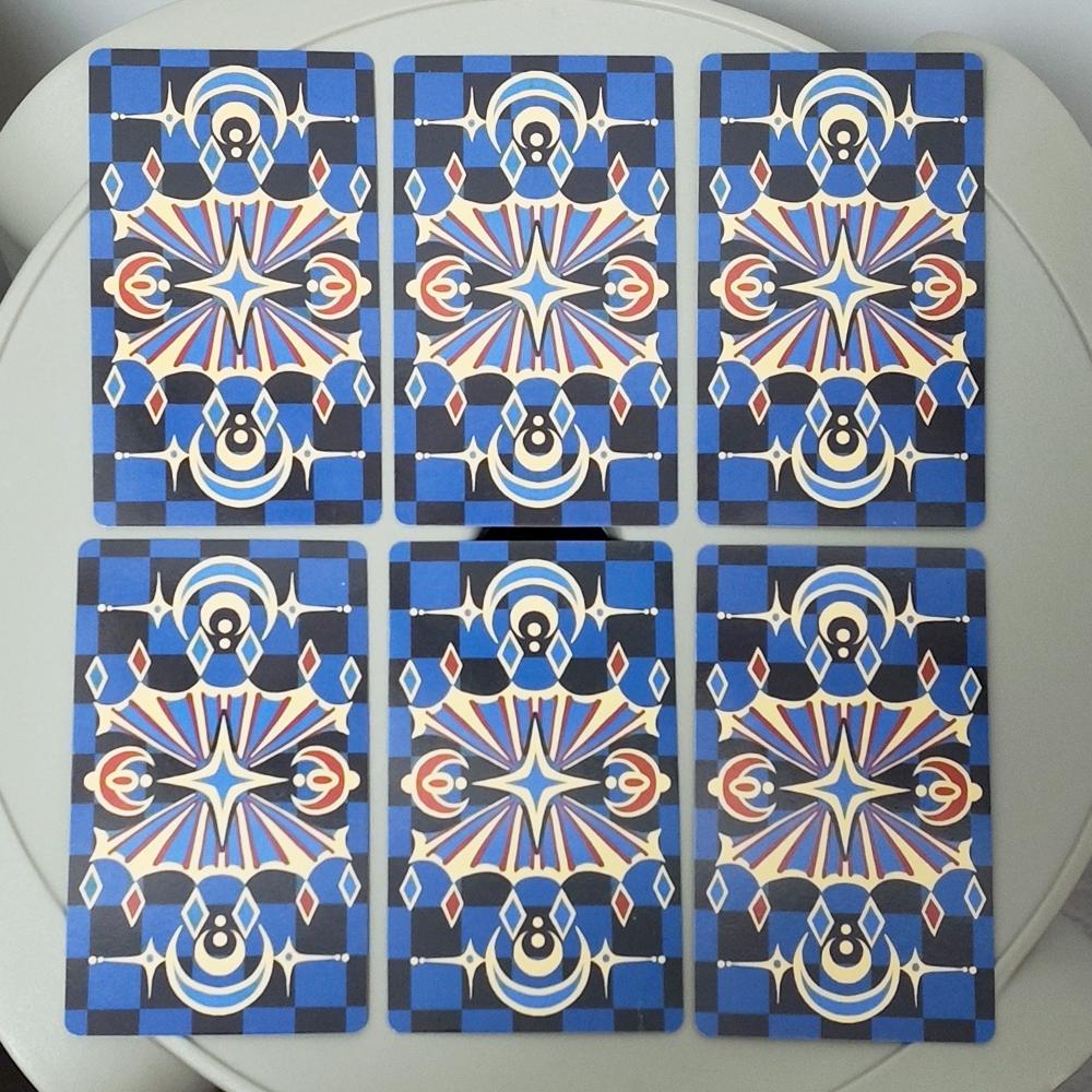 Dramagiac Tarot Deck 10,3*6cm 78 Stück Rider Waite Stil Tarotkarten Blaue Edition Hexisches Geschenk