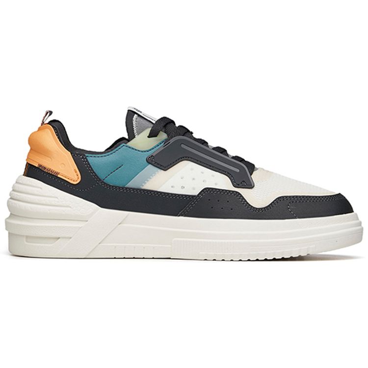 Anta Life Series A-Dao Pro Non-Slip Shock Absorption Durable Low-Top Sneakers Men Sneakers White Gray 112228071-3