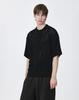 ZIOSONGZIO [Collection] Distressed Crewneck Knit Black Bi3Kt315Bk