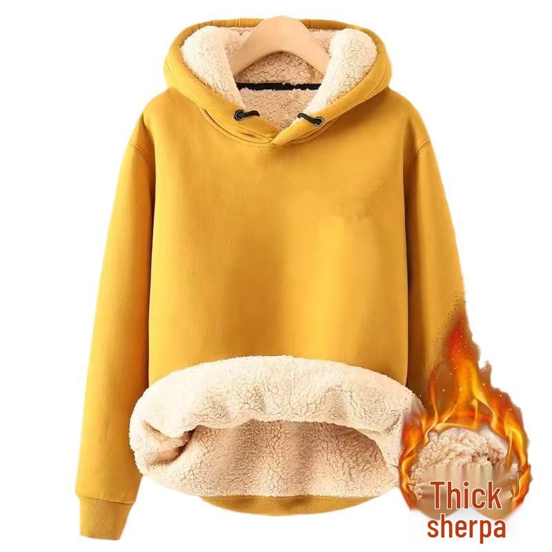 Men's Trendy Winter Lambswool Fleece Hoodie