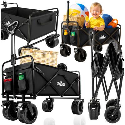 Beach Travel Stroller, Transport Trailer, 100kg, Foldable, Holiday