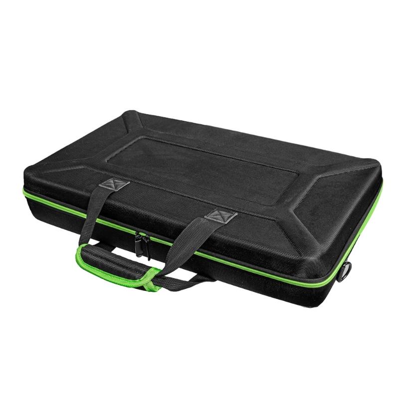 Portable DJ Equipment Storage Bag Multifunctional Compartments Shockproof Carrying Case Suitable for Controllers 