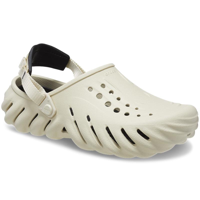 Crocs EVA Bobo Lightweight Non-Slip Sports Sandals Unisex Beige Black
