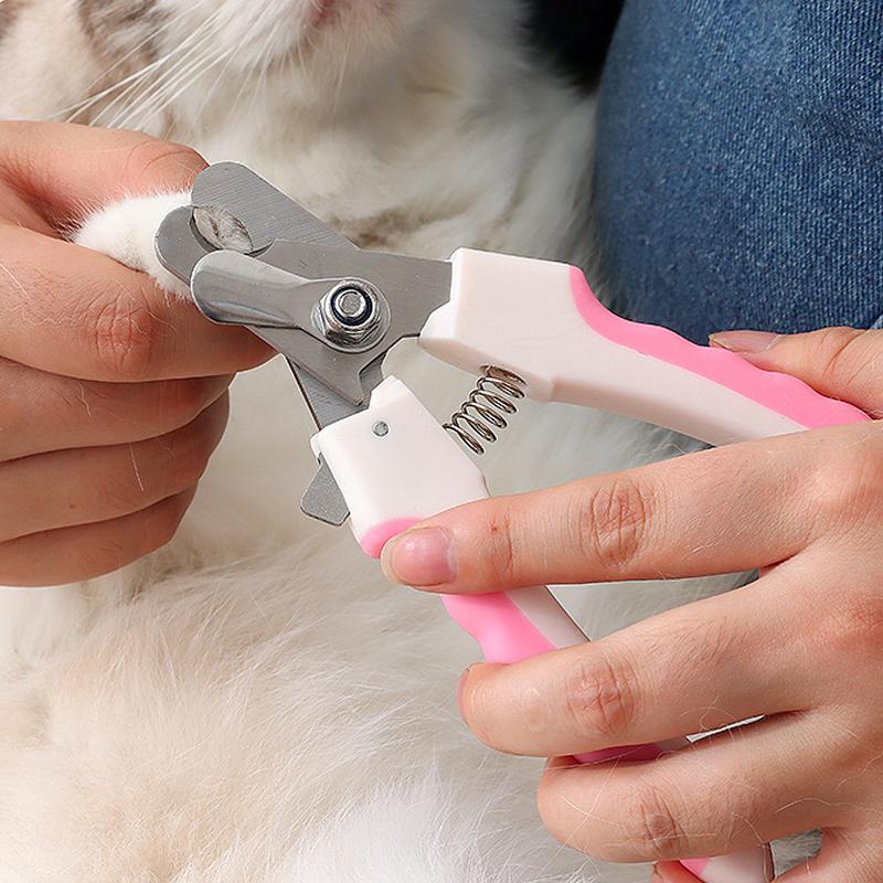 Professioneller Haustiernagelknipser Edelstahl Hunde Katzen Nagelknipser Multifunktionaler Teddy Katze Edelstahl Pflegeschere