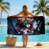 Demon Slayer Fashion Beach Towel: Ideal for Summer Adventures Soft, absorbent and quick drying suitable for swimming and bathing