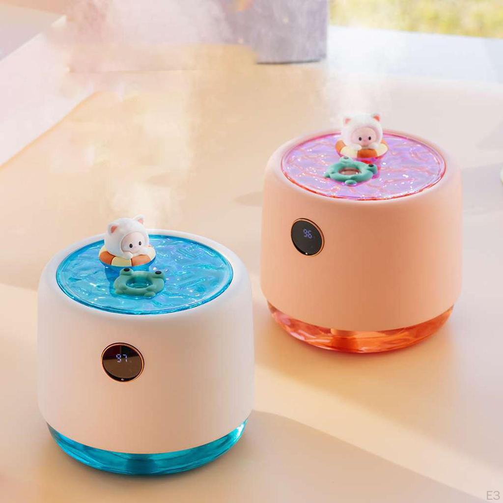 Air Humidifier 450ml Water Tank Home Fragrance 3 Modes Lights Hotel Office Living Room Indoor SPA