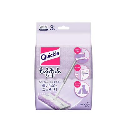 Kao Quickle Wischer Flauschiges Blatt 3 Stück