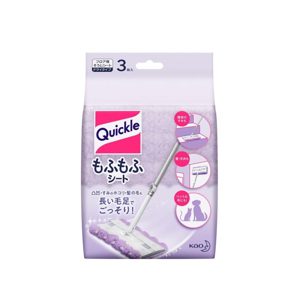 Kao Quickle Wiper Fluffy Sheet 3 sheets