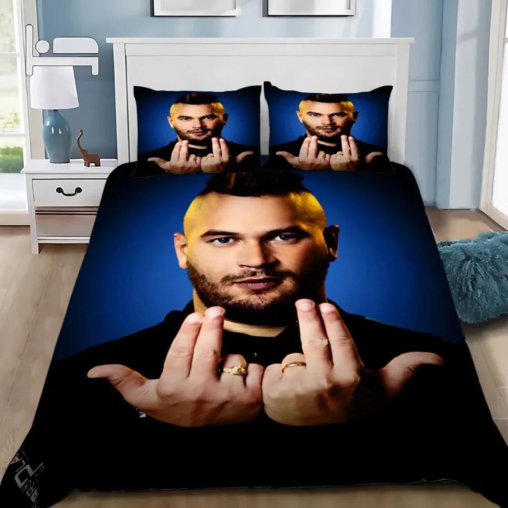 3D Print 2/3pcs JuL Bedding Sets Skin Friendly Soft JuL C'est Pas Duvet Covers Comfortable And Lovely Suitable For All Ages