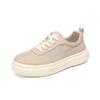 Men's 2026 Trendy Summer Breathable Cloth Shoes – Casual Lace-Up, Thick Sole, Height-Increasing Design.