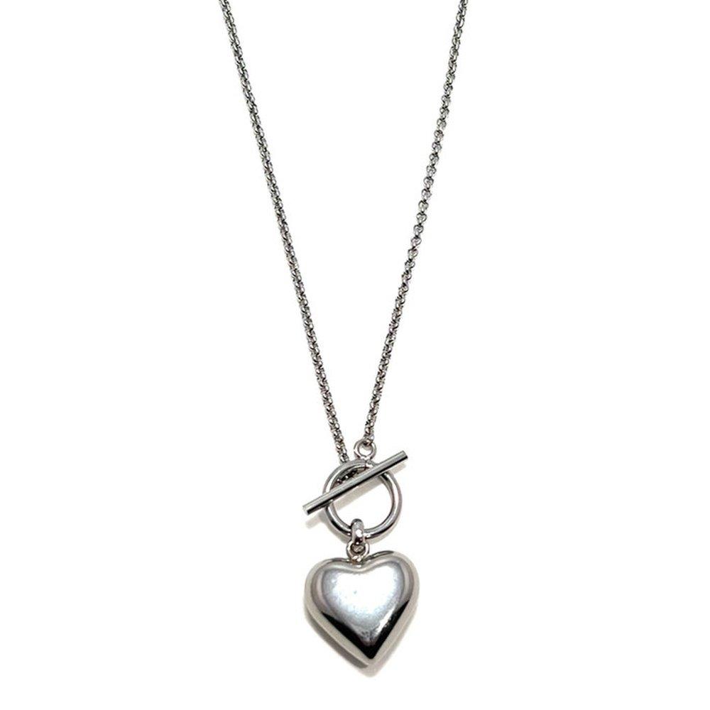 Toggle Heart Chain Necklace