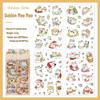 Soft Cat Collection: Transparent Waterproof PET Stickers for Girls' DIY Scrapbooking & Diary - Cute Pet Designs