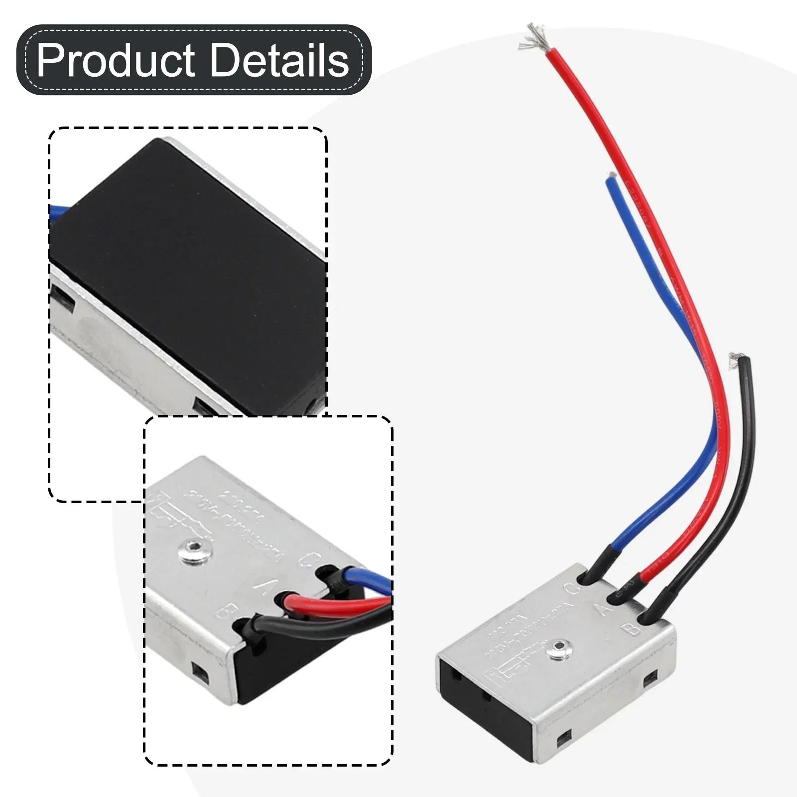 

1pc 25A Soft Start Machines Switch Current Limiter For Angle Grinder Power Tools 42*31.5*13.5 Mm Tools Accessories China Mainland