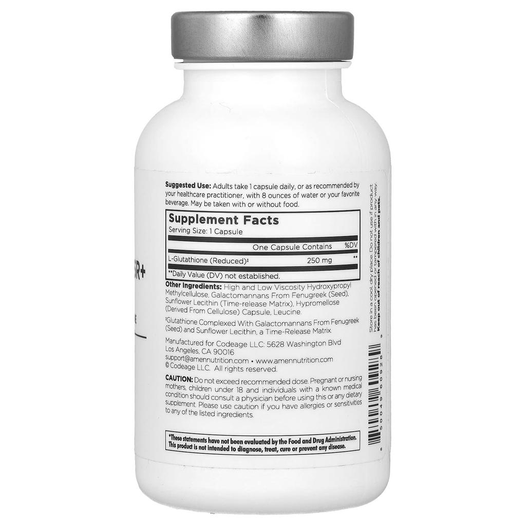Glutathione-Sr+, 250mg, 60 Veggie-Kapseln