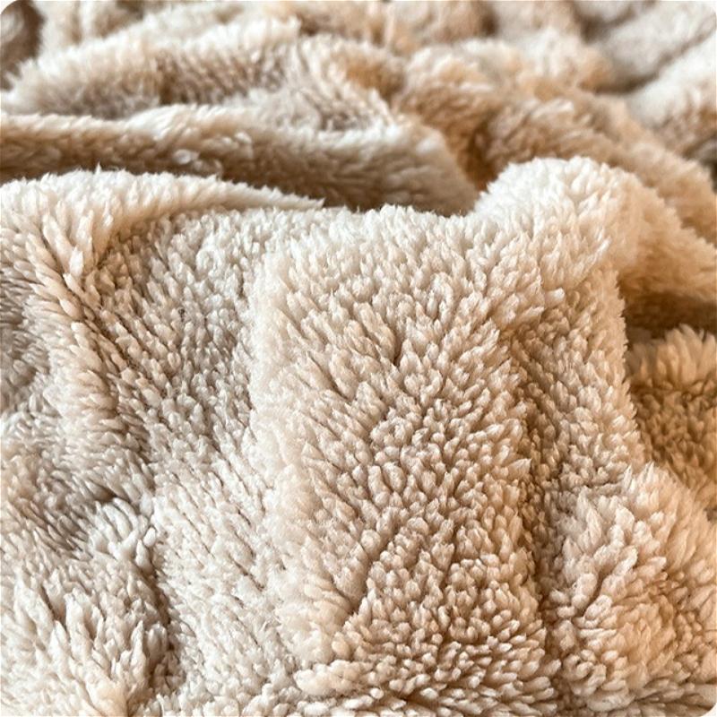 2026 Autumn and Winter Furry Bedsheet Cover, Coral Velvet Fitted Sheet, Thickened and Flannel Mattress Protective Cover