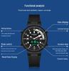 Sanda Youth Luminous Multi-Functional Waterproof Wristwatch