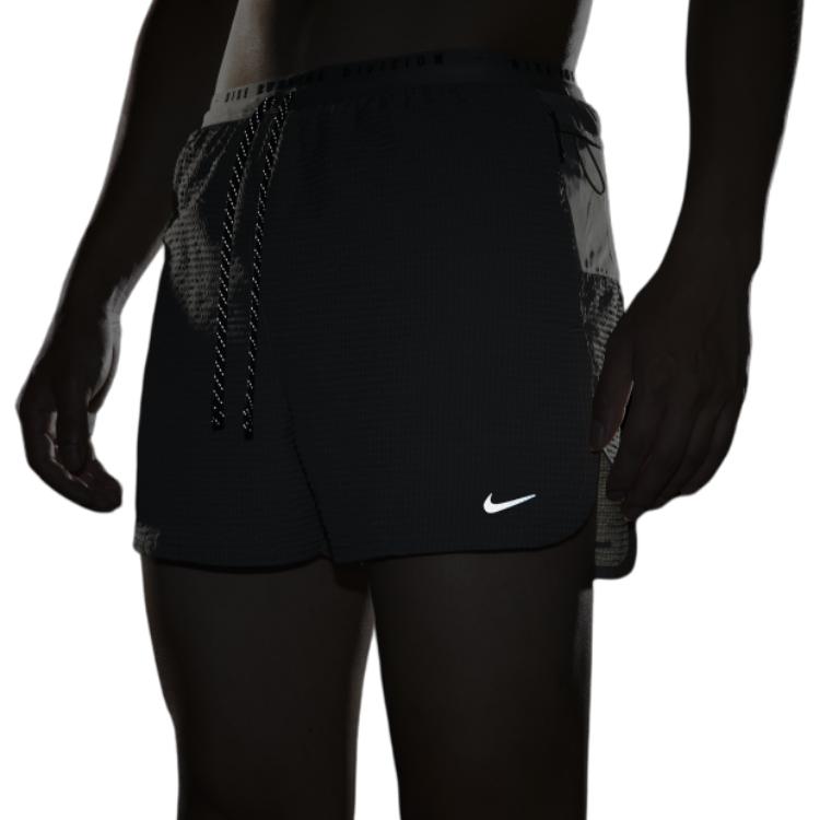 New Nike Dri FIT ADV RUNNING DIVISION Casual Shorts Men's Dark Mud Gray FQ4618-053