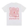 2026 Sommer Unisex Vintage Top Mode T-Shirt Slowdive Vintage T-Shirt Tour 90er Shoegaze Ride Baumwolle My Bloody Valentine Herren Momen T-Shirt