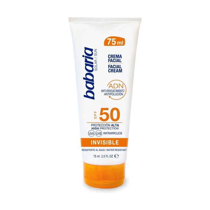 BABARIA 75ML INVISIBLE SPF50 CRÈME SOLAIRE