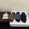 Fashion Fur Platform Women Flats Slippers Winter Designer New Casual Shoes Women 2025 Trend Home Cotton Slippers Cozy Soft Mujer Zapatos