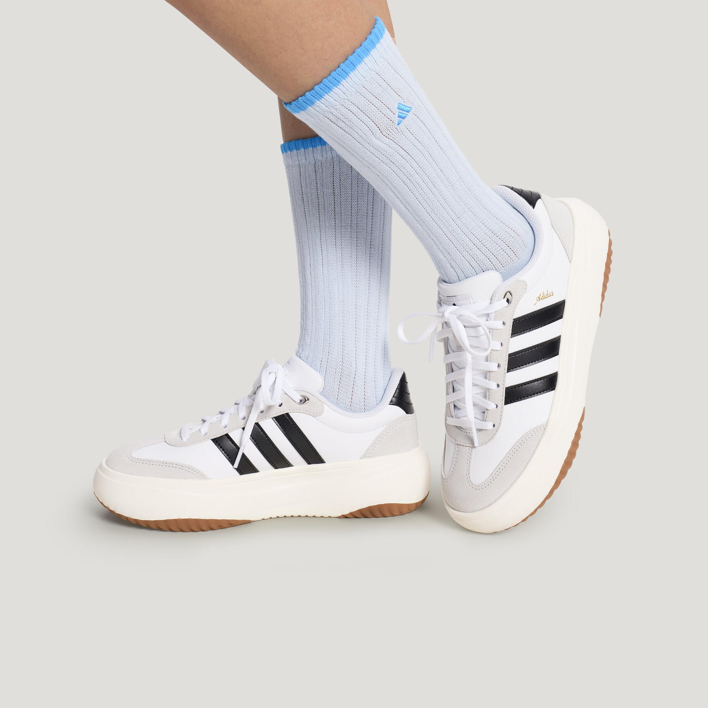 Adidas FLARE PLATFORM German Army Trainers Women s White Black 35.5
