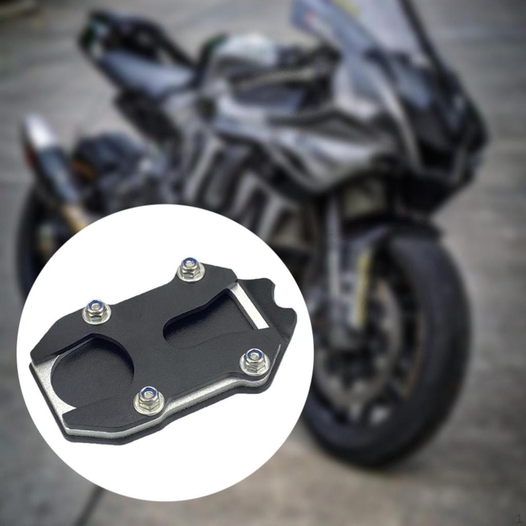 Motorcycle Kickstand Pad Enlarger Support Plate Enlarged Base Easily Install Accessories