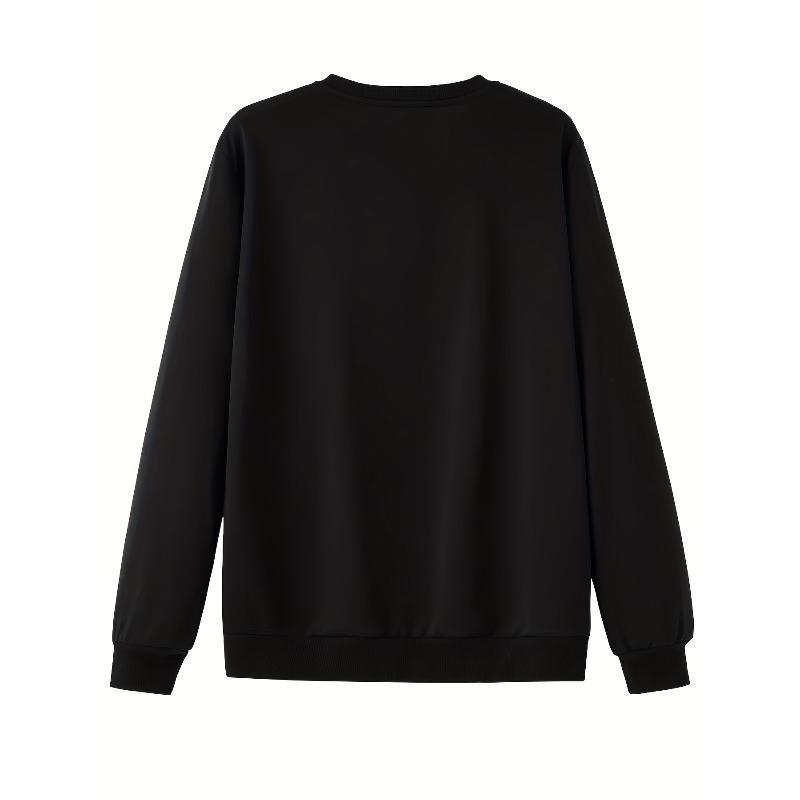 Men'S "I'm not fat I'm Just Easy to See" Casual Crew Neck Sweatshirt | Regular Fit, Slight Stretch Fabric