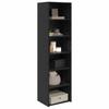 Cabinet in Black Oak Look 50 x 41 x 185 cm Particleboard