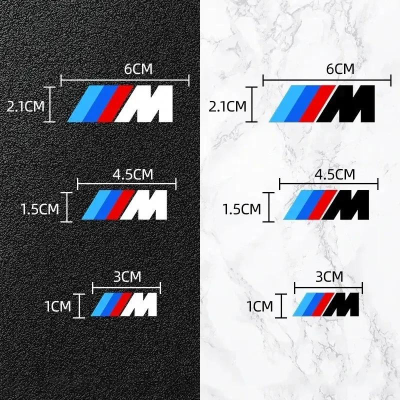 Nya 6 st Dekal för Bilbromsar Hjulnav Styling Dekaler Tillbehör För BMW M X1 X3 X5 X6 X7 E30 E90 M3 E84 E83 F25