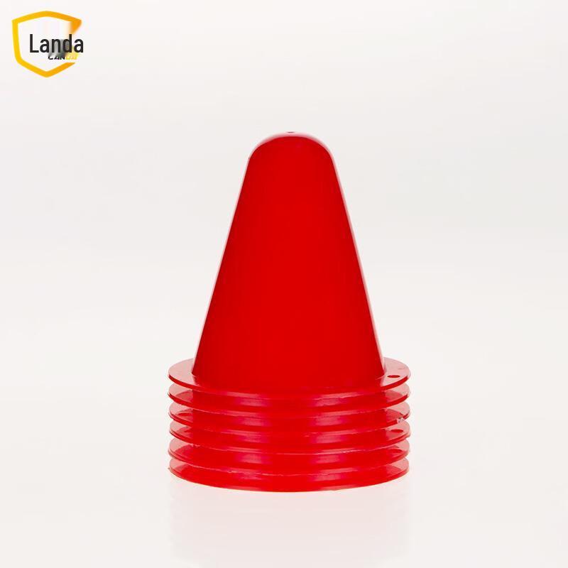 Landa 8cm Soft Rubber Sports Training Cones (100-Pack)