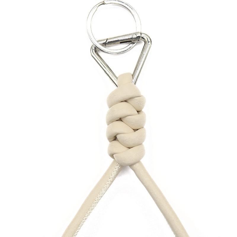 

Leather Woven Car Keychain High End Key Holder Automobile Key Pendant Luxury Key Ring Accessory Bag Hanging Decoration