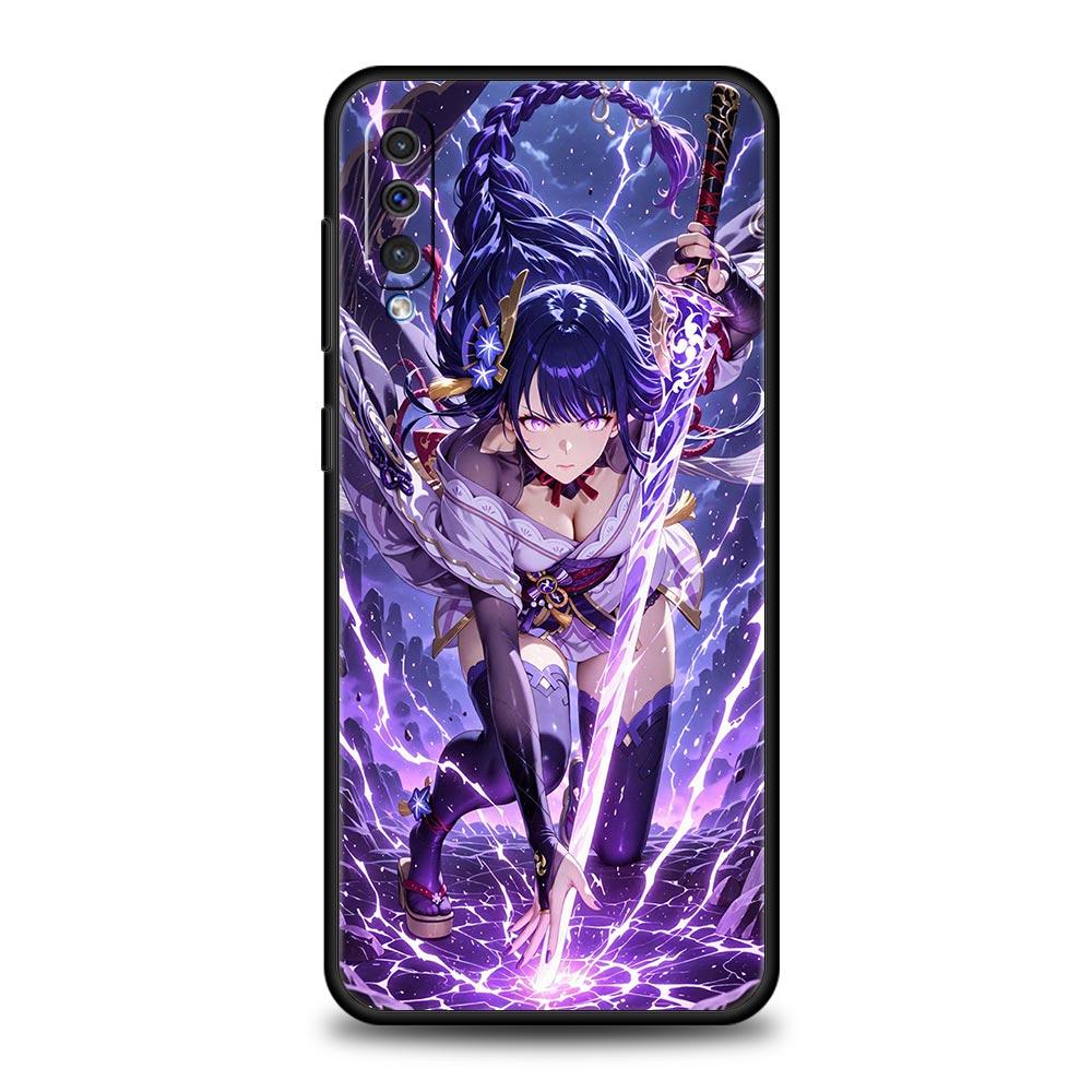 

Raiden Shogun Genshin Impact Case For Samsung A26 A36 A56 A54 A52 A50 A70 A40 A12 A14 A16 A22 A24 A42 A34 A32 5G A06 5G Cover Samsung A04