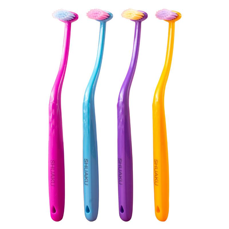 

2Pcs Orthodontic Soft Bristled Toothbrush With Small Tips Suitable For Adult And Children s Orthodontic Braces Dental Implants
