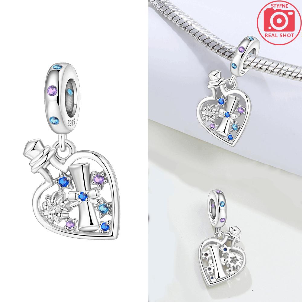 Copper Charm Colored Zircon Stone Unicorn Moon Stars Pumpkin Car Beads Fit Bracelet Jewelry Diy Lady Gift Accessory