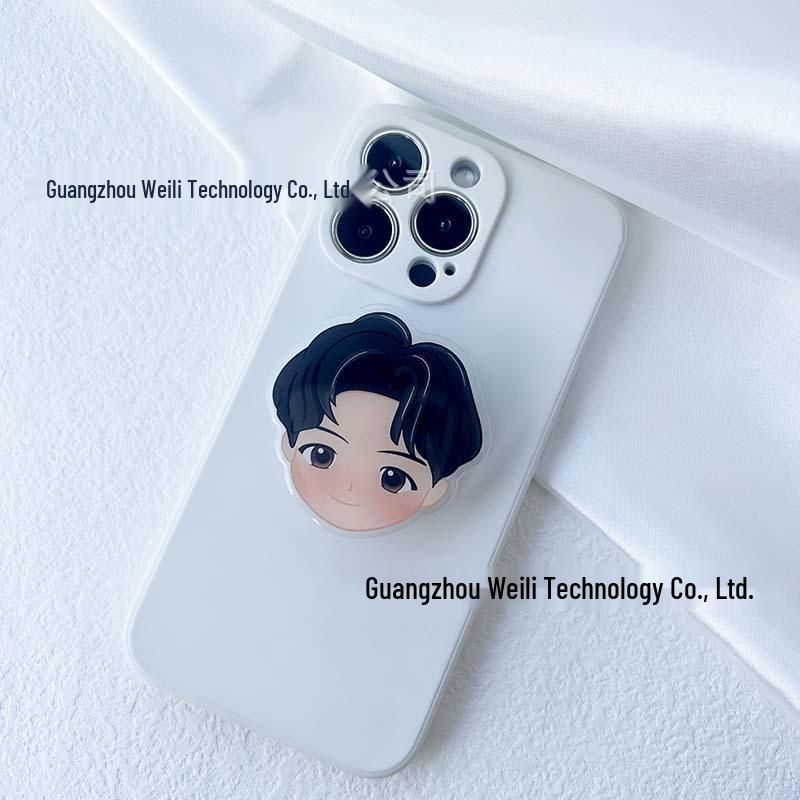Acrylic Epoxy Cartoon Celebrity Airbag Phone Holder