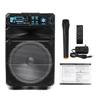 12inches 2000W Speakers Home Theater Karaoke Sound Box with Wireless Microphone LED Portable Bluetooth Speaker Box Trolley