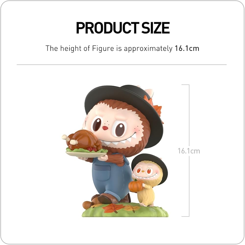 Pop Mart The Monsters Thanksgiving Figurine Collectible Decor 10cm