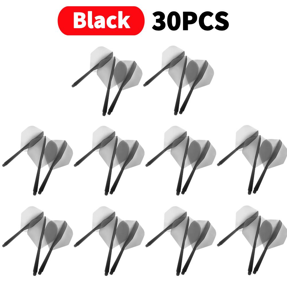 3-30Pcs 2BA Darts Tail Durable Anti-fall Darts Flights Transparent Plastic Darts Shafts Dart Throwing Entertainment Games