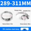 304 Stainless Steel Quick-Install Hose Clamp for Gas Pipes