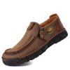 Fashion New Men's Casual Sports Thick Soled Loafers Mokasin High-quality Walking Flat Bottomed Outdoor Driving Handmade Shoes 38-48