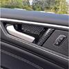 For FORD EDGE 2015- Carbon Fiber Inner Car Door Handle Bowl Cover Trim