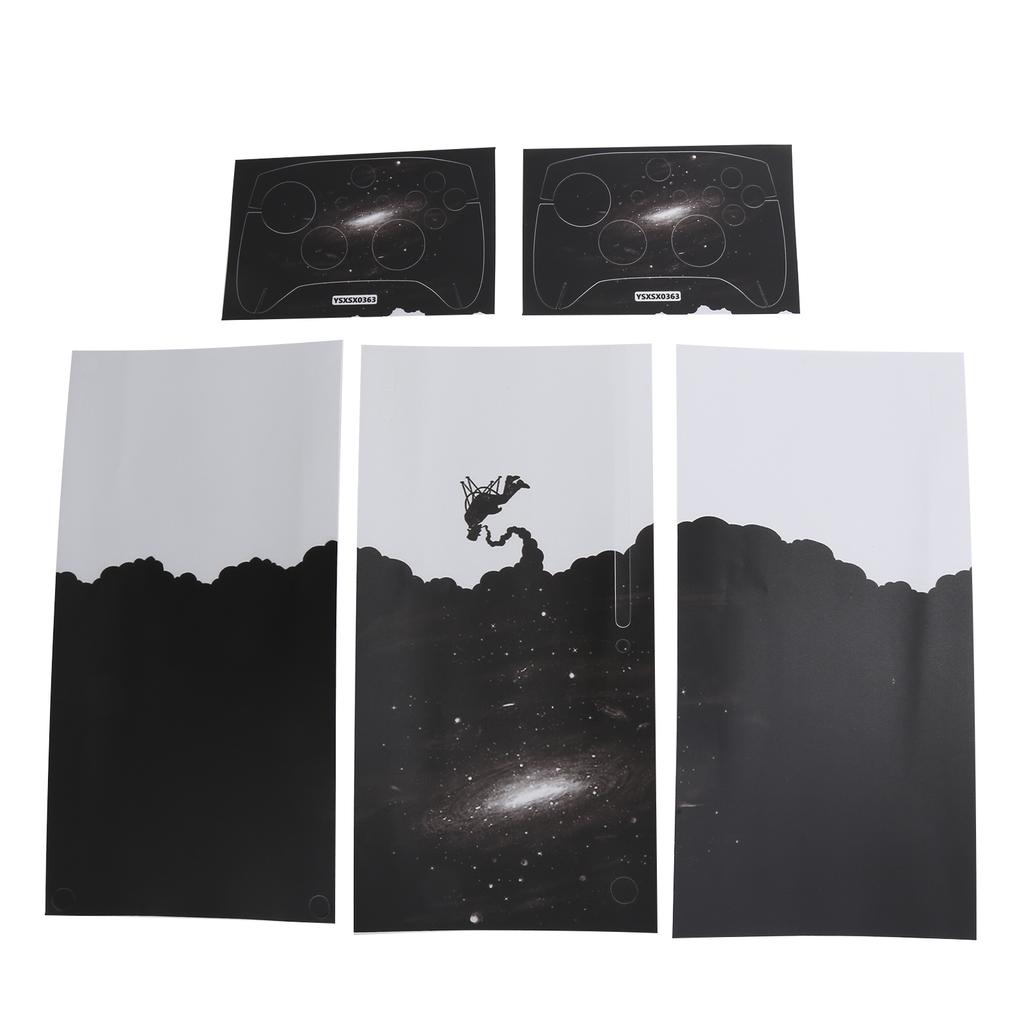 DIY Controller Stickers PVC Game Console Skin Decals Protector for Xbox Series X