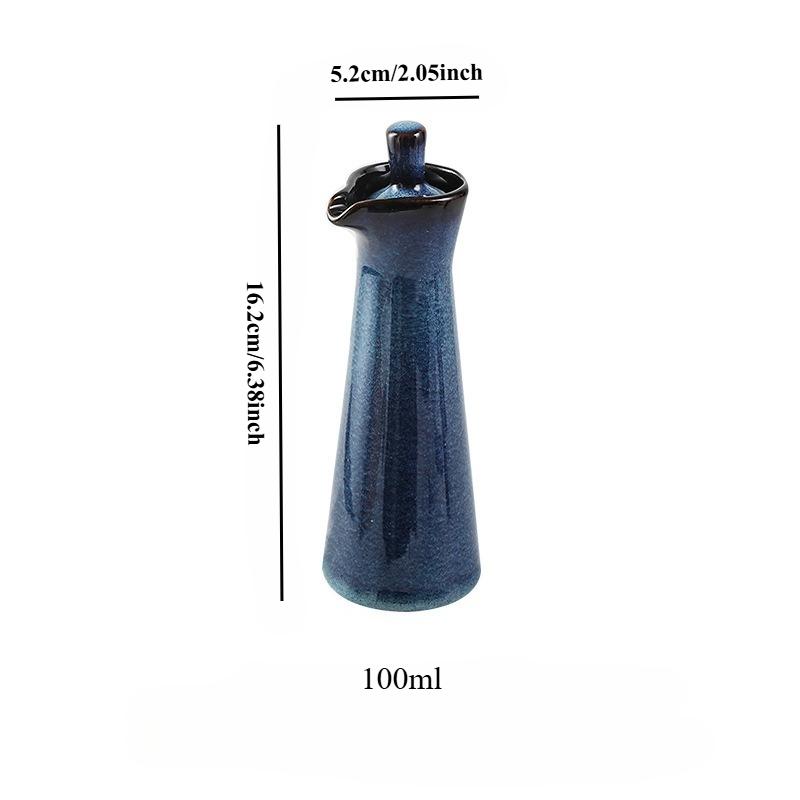 Ceramic Oil Barrel, Household Soy Sauce, Vinegar Oil Bottle, Olive Oil Seasoning Storage Container, Kitchen Accessories