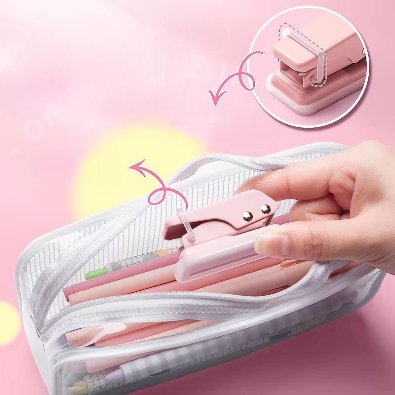 Morandi Farbe Locher Einzelloch Schule Bürobedarf DIY Fotoalbum Kreative Schreibwaren Kreislochschneider