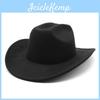 Style Cowboy Hat With Wide Brim For Summer Sun Protection And Breathability